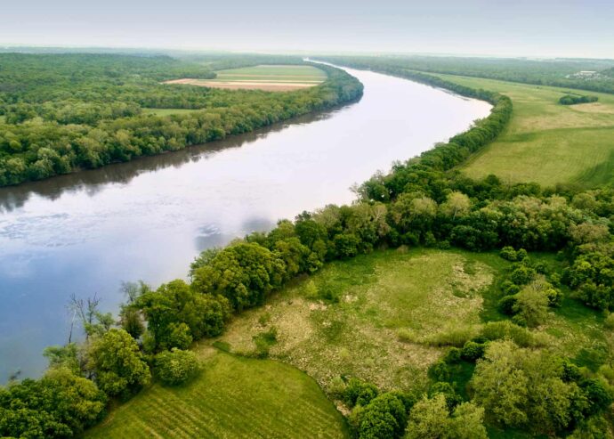 Potomac River aerial photo