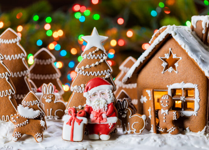 Gingerbread village